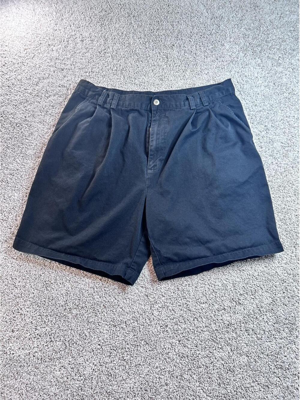 Greg Norman Collection Black Cotton Shorts Waist 36
